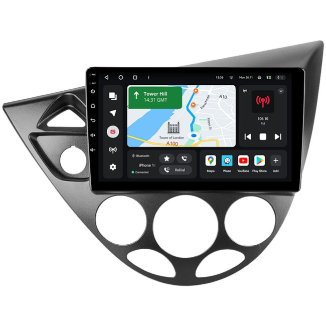 Installation kit for installing GAZER multimedia head units in cars - model CU-F009
