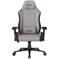 LORGAR CHA41, Ergonomic Gaming Chair Advanced, premium anti-stain fabric, Grey