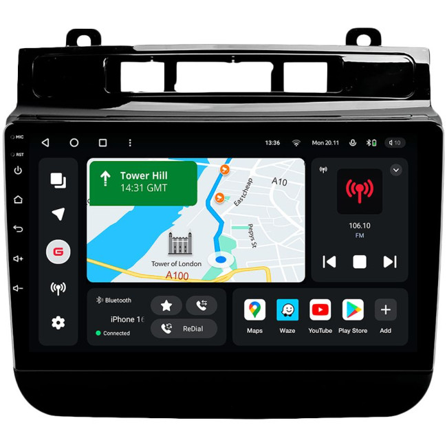 Installation kit for installing GAZER multimedia head units in cars - model 7P/H-F009