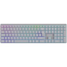 CANYON keyboard HKB-W11 UK/US RGB Dual Mode Wireless Grey