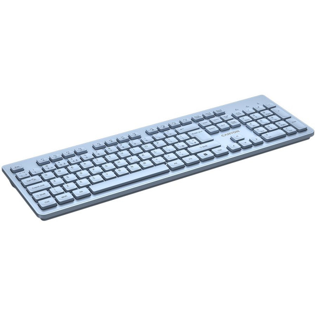 CANYON keyboard HKB-W01 UK/US AAA Wireless Blue