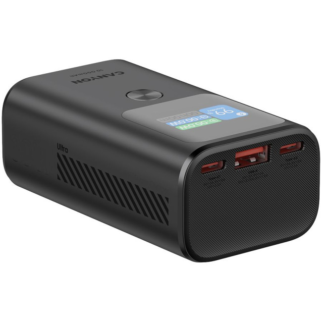 CANYON power bank OnPower 130 TFT 10000 mAh PD30W Dark Grey