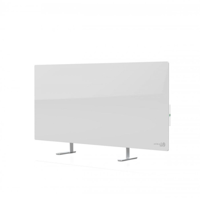 AENO Premium Eco Smart Heater, 700W, Tempered glass, Infrared+convection heating type, Plug type: Europe (E/F type), WHITE