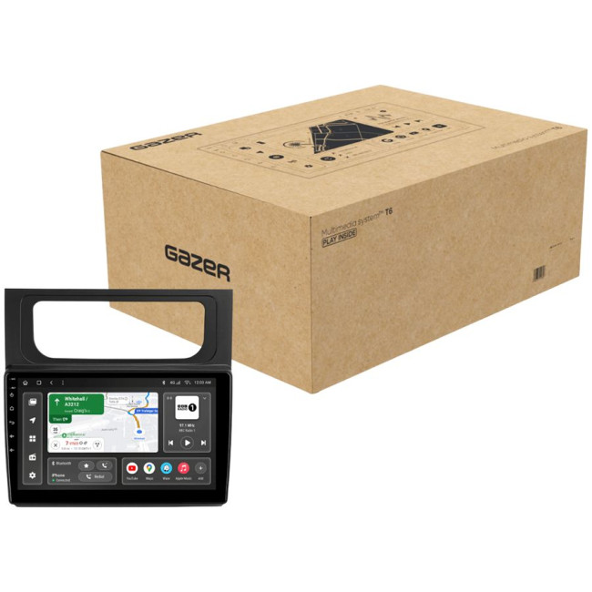 Installation kit for installing GAZER multimedia head units in cars - model 1TF-F010