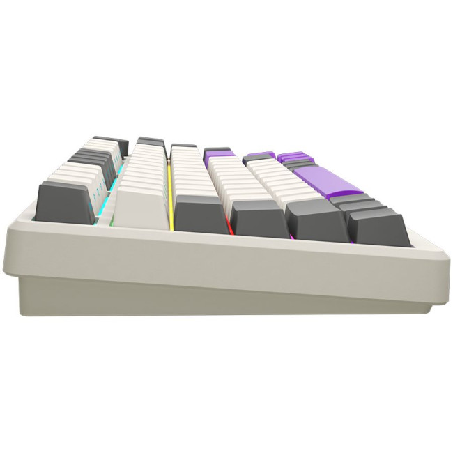 LORGAR KBP7075W, Wireless 75% Mechanical Gaming Keyboard Pro, Beige, EN layout