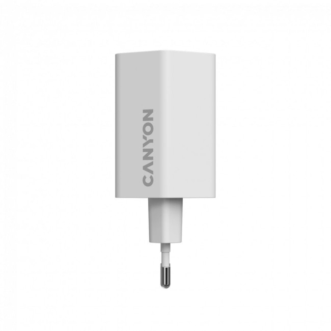 CANYON charger HEXAGON 65 GaN 65W 2xPD 1xQC EU White