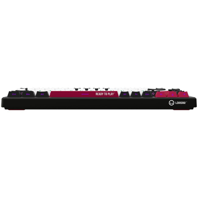 LORGAR KBP7075W, Wireless 75% Mechanical Gaming Keyboard Pro, Black/red, EN layout