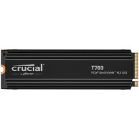 Crucial T700 4TB PCIe Gen5 NVMe M.2 SSD with heatsink