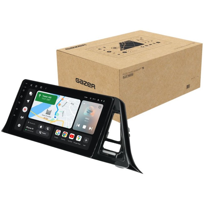 Installation kit for installing GAZER multimedia head units in cars - model AX10-F009