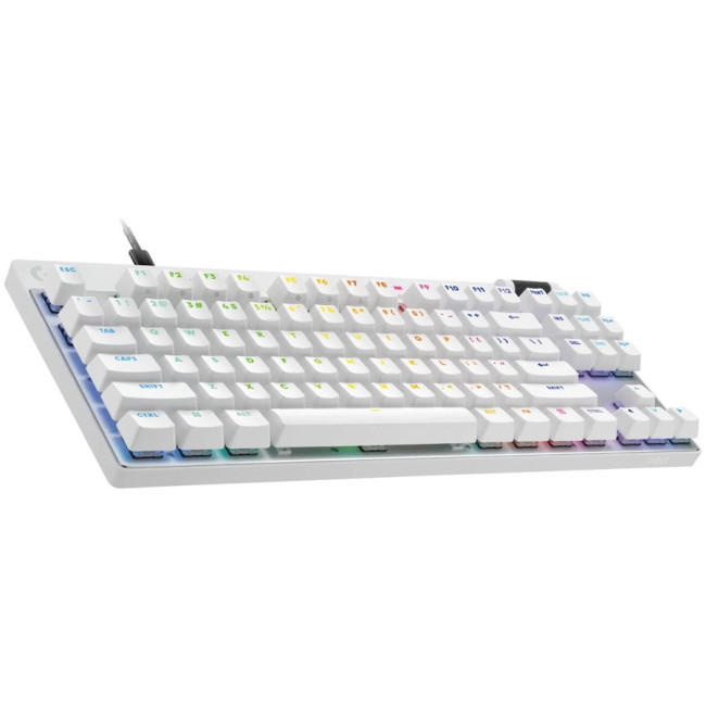 LOGITECH G PRO X TKL RAPID Gaming Keyboard - WHITE - US INT'L - USB - N/A - EMEA28i-935 - LINEAR