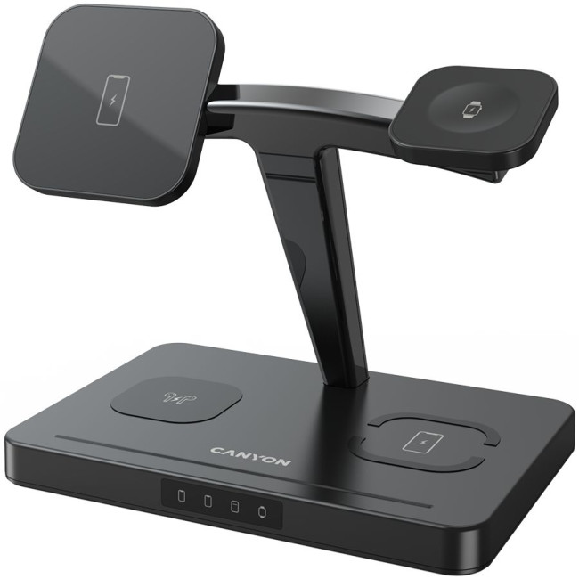 CANYON wireless charger WS-404 15W 4in1 Black