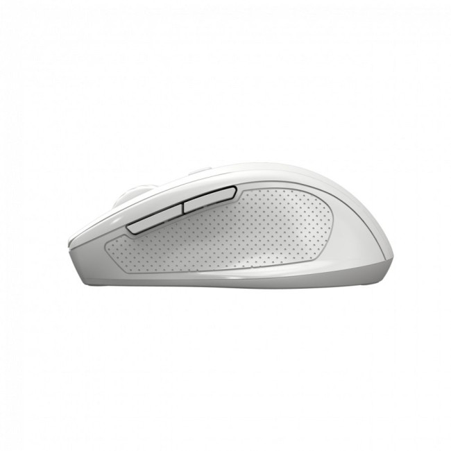 Canyon 6 buttons wireless 2.4Ghz mouse, MX8650A Sensor, DPI up to 1600,Injection case, 3 M life times left and right switches, 2xAAA battery, ABS material, Size: 105x71x40mm, Weight: 59g, white