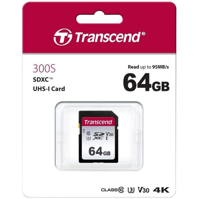 Transcend 64GB UHS-I U1 SD Card