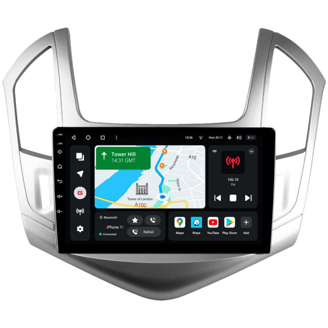 Installation kit for installing GAZER multimedia head units in cars - model J308-F009