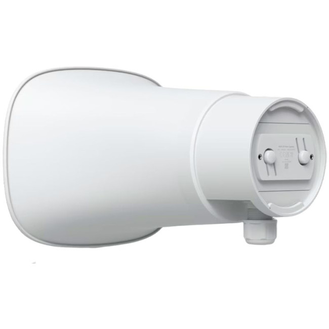 Ubiquiti UP-AI-Horn-Speaker-W All-weather PoE 120 dB horn speaker with advanced AI alert functionality and versatile wall, corner, and pole mounting options