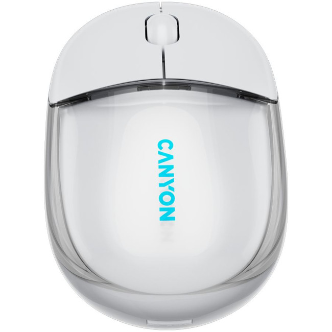 CANYON mouse OnClick 24 BT/ Wireless Transparent/White