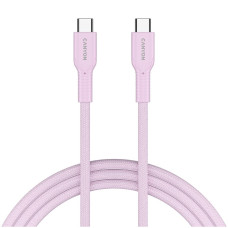 CANYON cable OnWire 60CL C-C 60W COLOR Braided 1m Pink