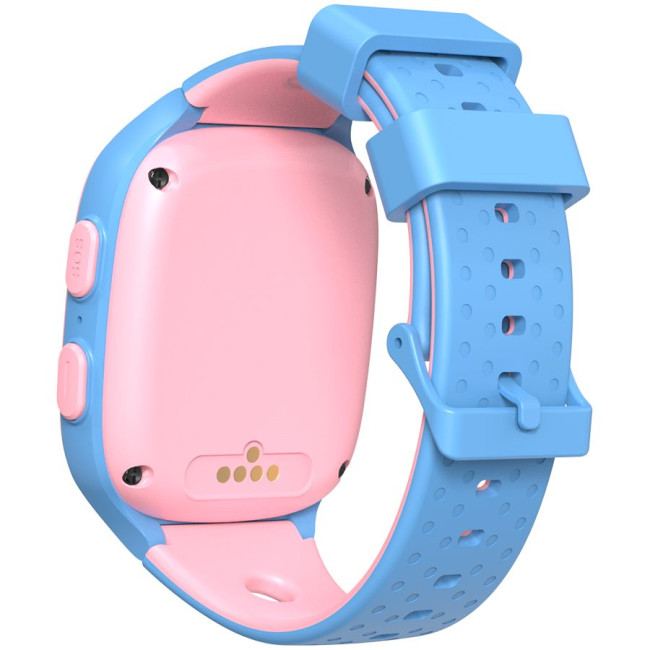 Canyon Kids Watch ZEFIR KW-49 E-SIM 4G GPS WiFi Video Music Games English learning, Pink&Blue