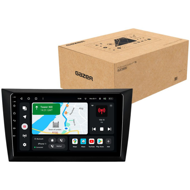 Installation kit for installing GAZER multimedia head units in cars - model 5K-F009