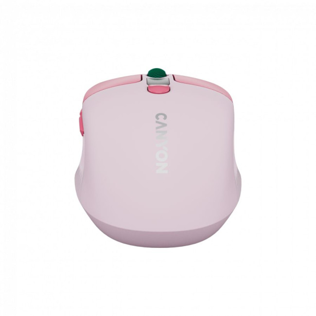 CANYON mouse MW-26 LCD Silent Dual Mode Wireless Pink