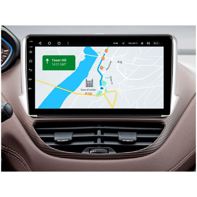 Installation kit for installing GAZER multimedia head units in cars - model A94F-F010