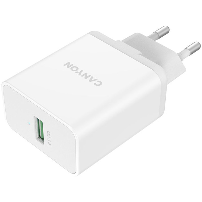 CANYON charger H-24 QC 3.0 24W USB-A White