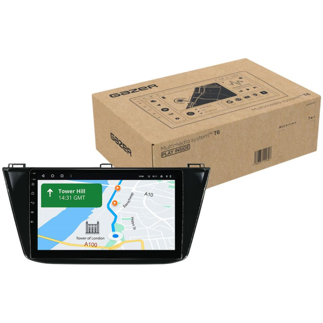 Installation kit for installing GAZER multimedia head units in cars - model AD/L-F009