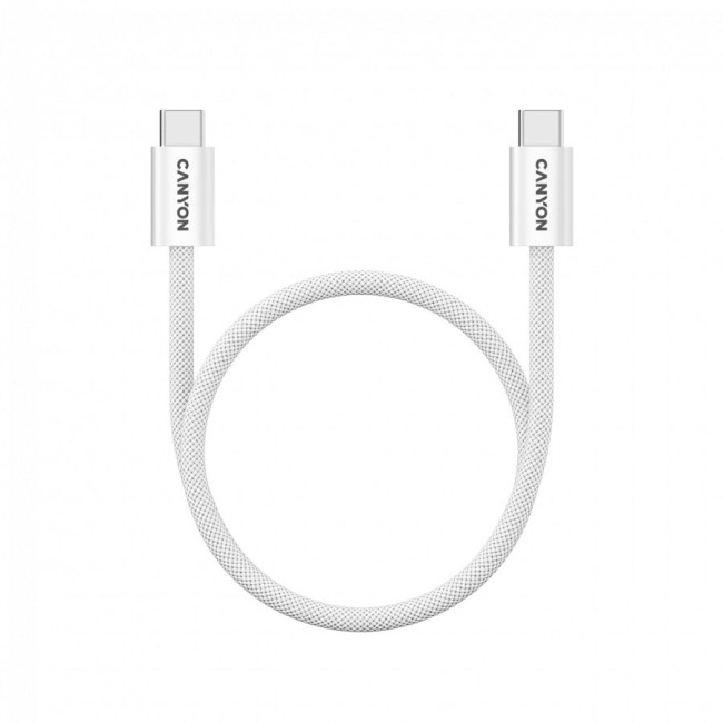 CANYON cable OnWire 60MG C-C 60W Magnet Braided 1m White