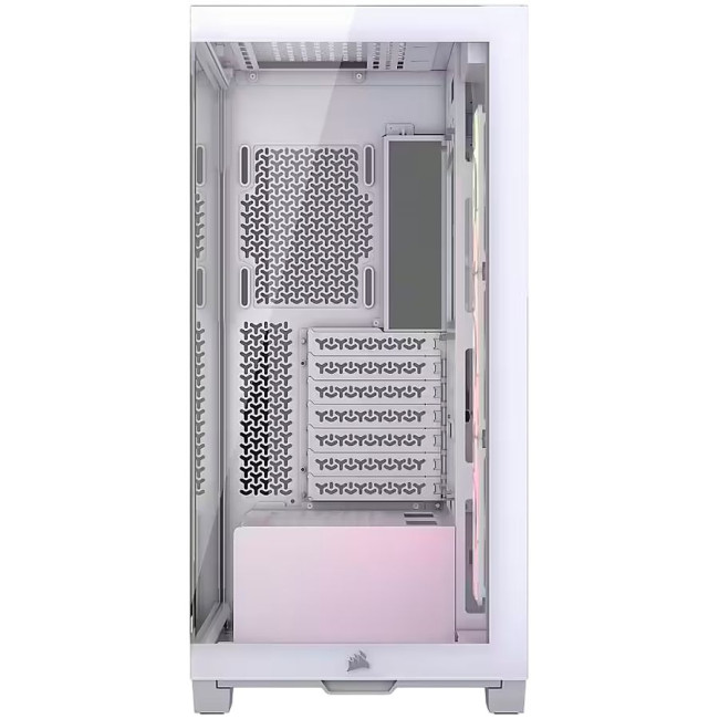 CORSAIR 3500X ARGB Mid-Tower PC Case - White
