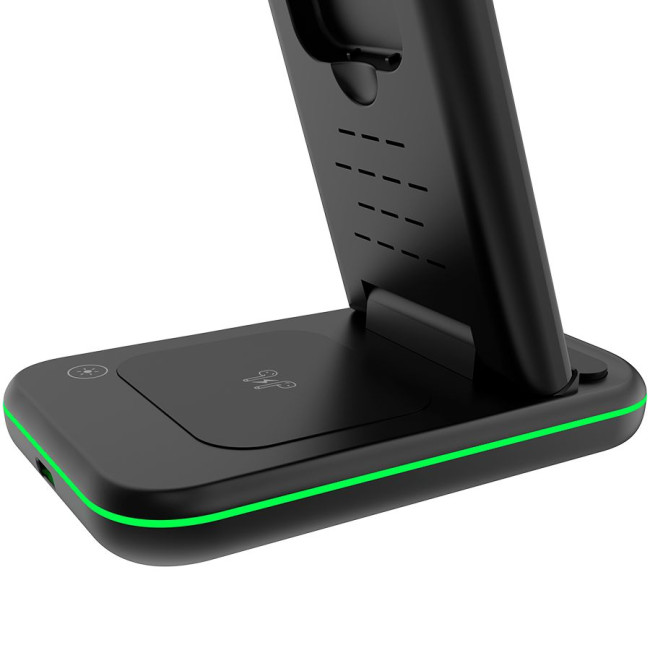 CANYON wireless charger WS-304 15W 3in1 Black