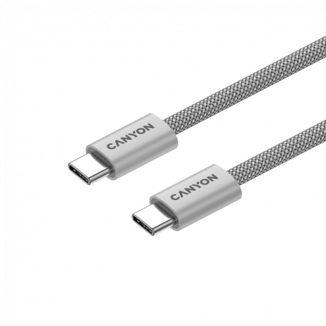 CANYON cable OnWire 60MG C-C 60W Magnet Braided 1m Light Grey