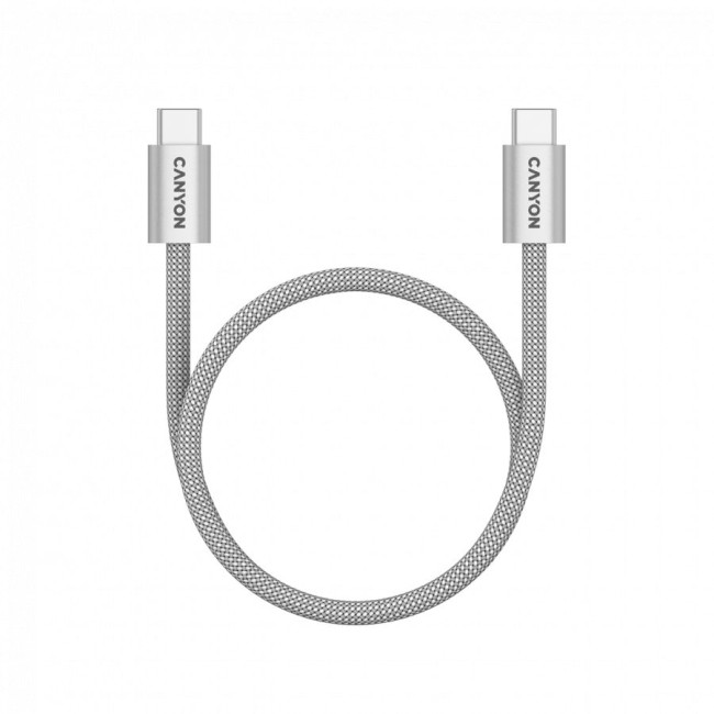 CANYON cable OnWire 60MG C-C 60W Magnet Braided 1m Light Grey