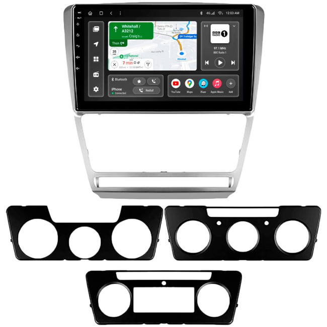 Installation kit for installing GAZER multimedia head units in cars - model IA-F009