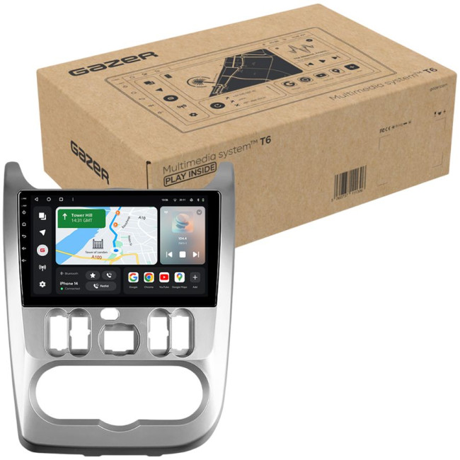 Installation kit for installing GAZER multimedia head units in cars - model B90-F009
