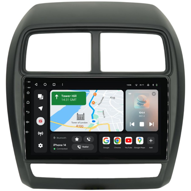 Installation kit for installing GAZER multimedia head units in cars - model GAF/L-F009