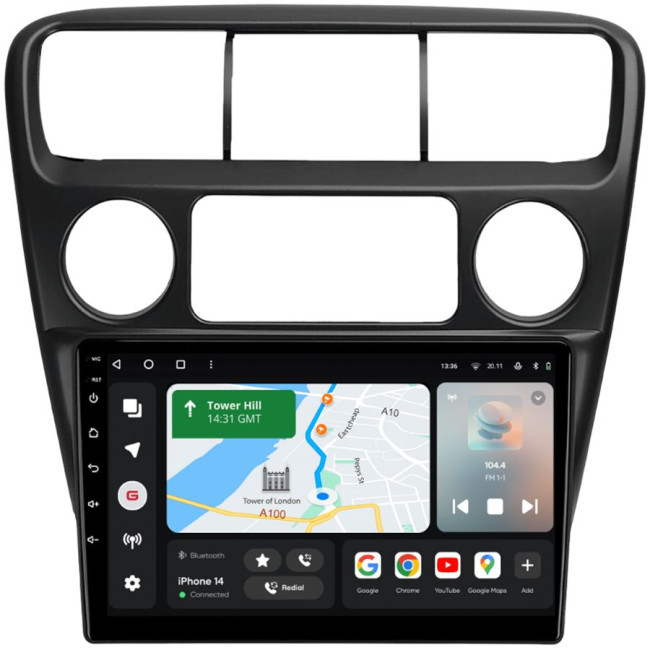 Installation kit for installing GAZER multimedia head units in cars - model CF-F009