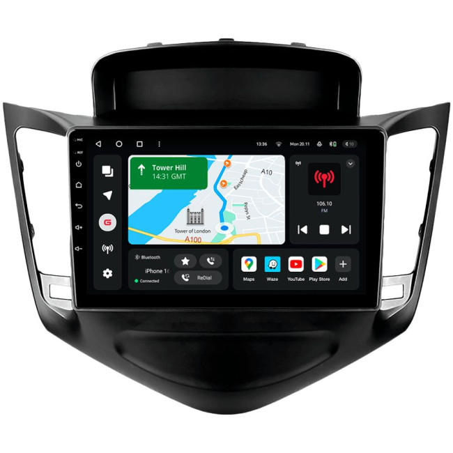 Installation kit for installing GAZER multimedia head units in cars - model J300-F009