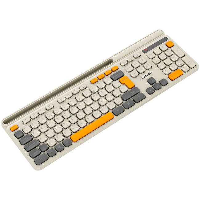 CANYON keyboard HKB-W03 EN AAA Wireless Beige