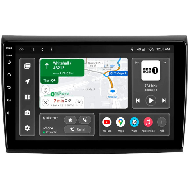 Installation kit for installing GAZER multimedia head units in cars - model 198-F009