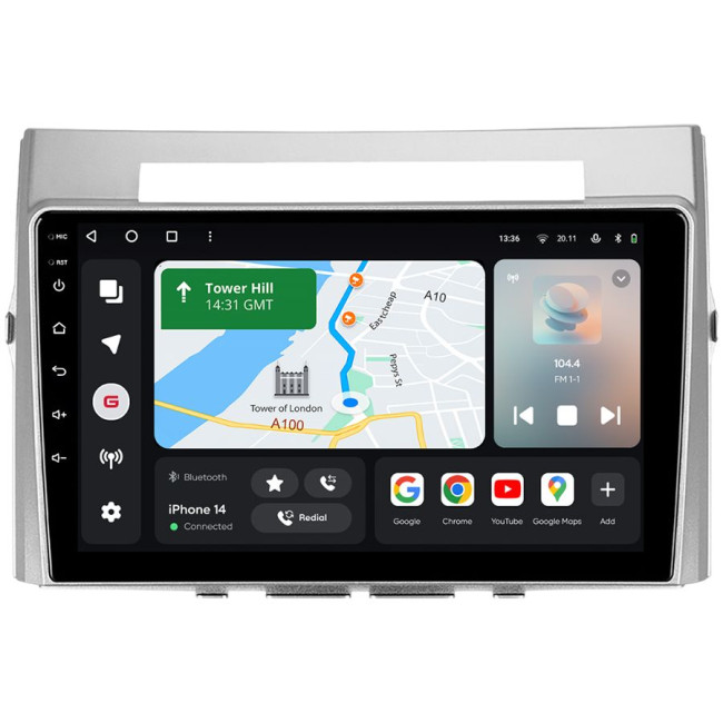 Installation kit for installing GAZER multimedia head units in cars - model AR10-F009