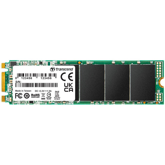 Transcend 500GB, M.2 2280 SSD, SATA3 B+M Key, TLC