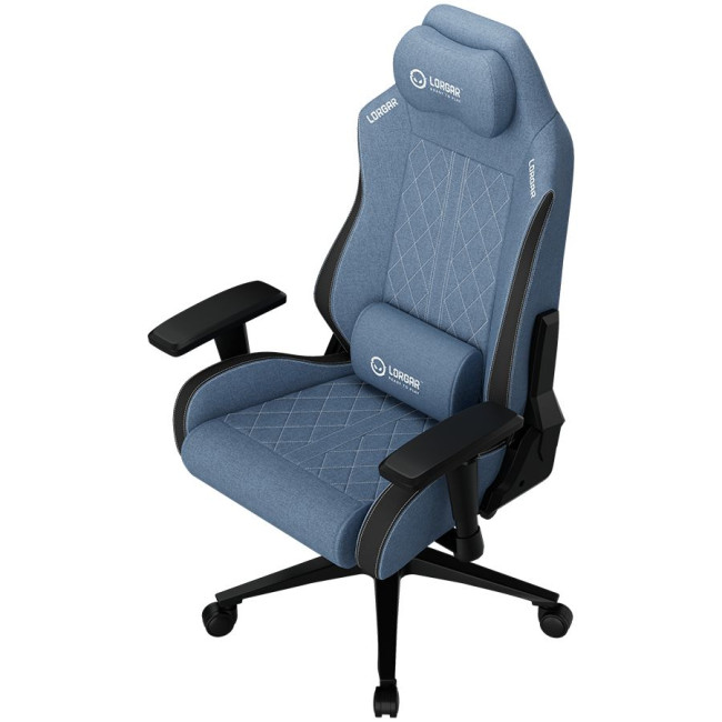 LORGAR CHA41, Ergonomic Gaming Chair Advanced, premium anti-stain fabric, Blue