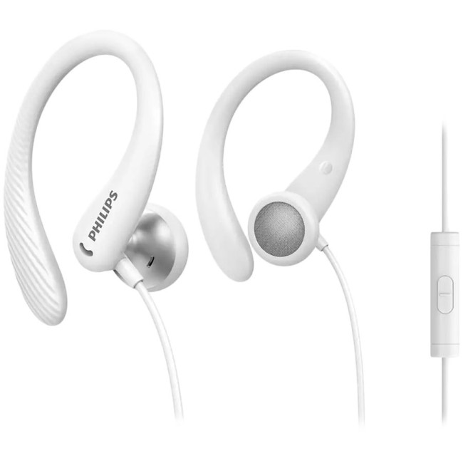 Sports wired in-ear headphones with microphone, 3.5 mm jack Philips TAA1105WT/00