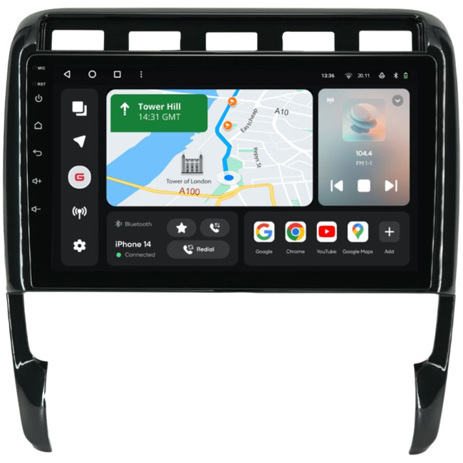 Installation kit for installing GAZER multimedia head units in cars - model 9PA-F009