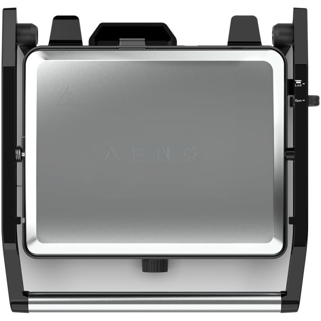 AENO Electric Grill EG2: 2000W, Temperature regulation, Max opening angle -180°, Plate size 290*234mm