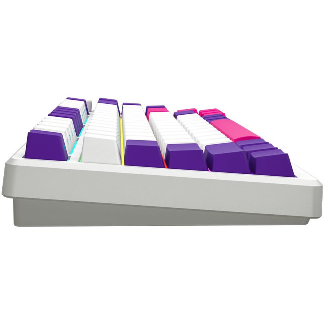 LORGAR KBP7075W, Wireless 75% Mechanical Gaming Keyboard Pro, White, EN layout
