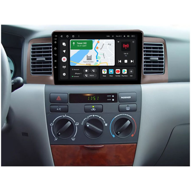 Installation kit for installing GAZER multimedia head units in cars - model E120-F009