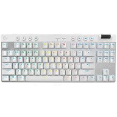 LOGITECH G PRO X TKL LIGHTSPEED Gaming Keyboard - WHITE - US INT'L - 2.4GHZ/BT - EMEA28-935 - TACTILE