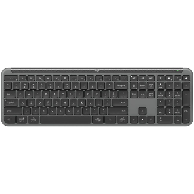 LOGITECH Signature Slim Wireless Keyboard K950 - GRAPHITE - US INT'L - 2.4GHZ/BT - N/A - INTNL-973