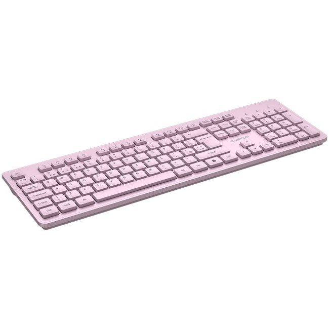 CANYON keyboard HKB-W01 UK/US AAA Wireless Pink